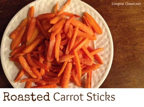 Roasted Carrot Sticks Recipe - Coupon Closet