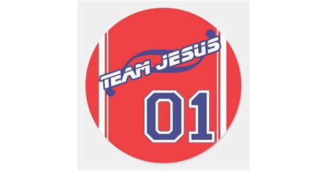 Team Jesus Sticker | Zazzle.com