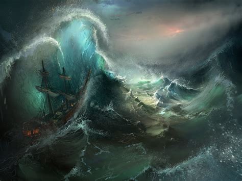 storm, sea, waves, HD Wallpaper | Rare Gallery