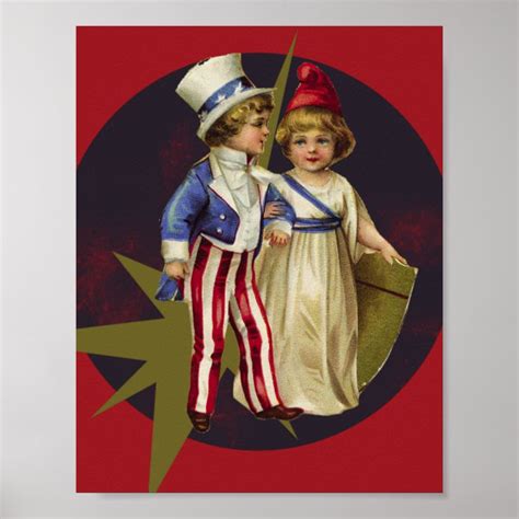 Vintage Americana Poster | Zazzle