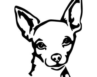 45+ Cute Chihuahua Clipart Black And White - l2sanpiero