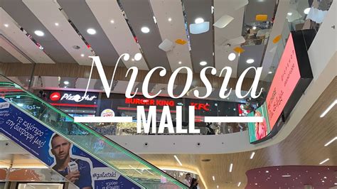 Nicosia Mall Cyprus walking tour SHOPPING IN CYPRUS - YouTube