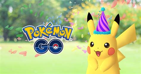 Pokemon GO - a look at the special Pikachu with party hat for Pokemon Day