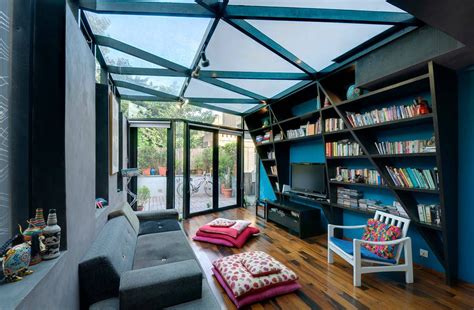 Small Contemporary Home Library Ideas Filled with Color and Creativity | Decoist