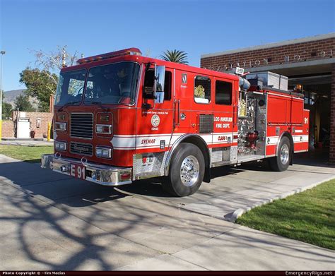 Seagrave Marauder II Pumper Los Angeles Fire Department Emergency Apparatus Fire Truck Photo ...