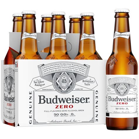 Budweiser Zero Non-Alcoholic Beer (12 fl oz) - Instacart