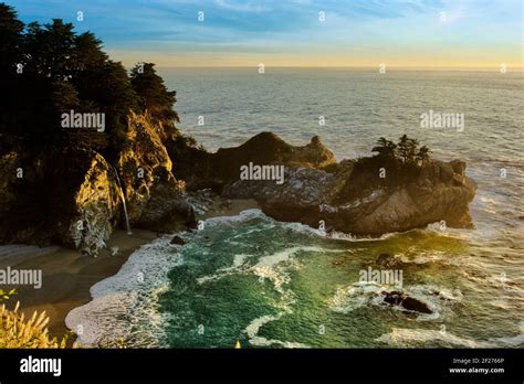 McWay Falls at Big Sur Stock Photo - Alamy