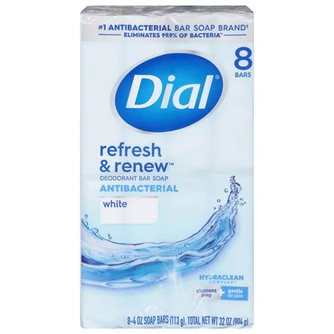 Dial Antibacterial Deodorant Bar Soap - White - Shop Hand & bar soap at ...