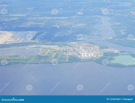 Aerial View of Tampa Bay Coast Stock Photo - Image of dusky, life ...