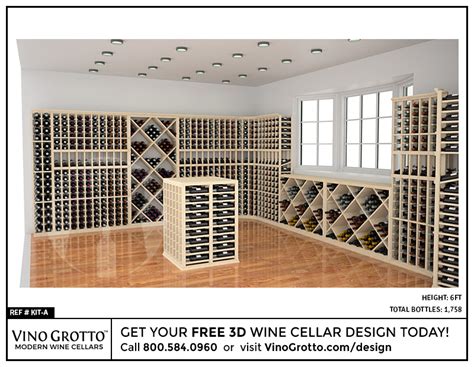 Wine Cellar Design Services by Vino Grotto - Free 3D Design