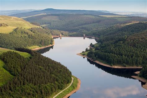 Ladybower Reservoir - aerialphoto