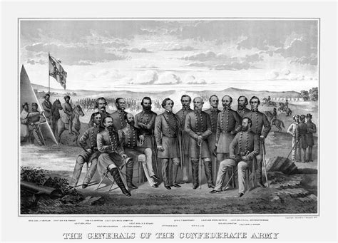 The Generals Of The Confederate Army Photograph by Stocktrek Images - Fine Art America