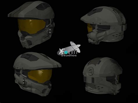 Halo 4 Master Chief's Helmet by Jamezzz92 on DeviantArt