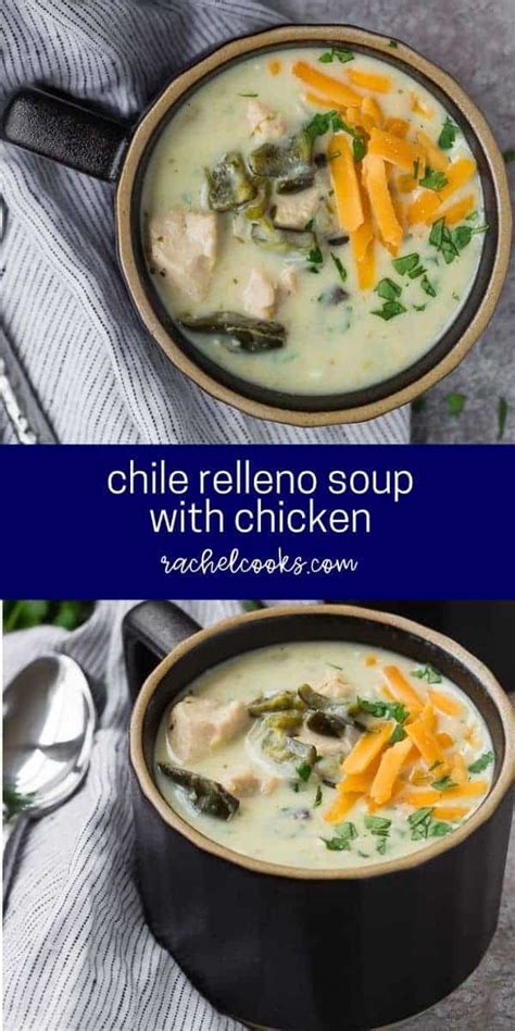 Chile Relleno Soup with Chicken - Rachel Cooks®