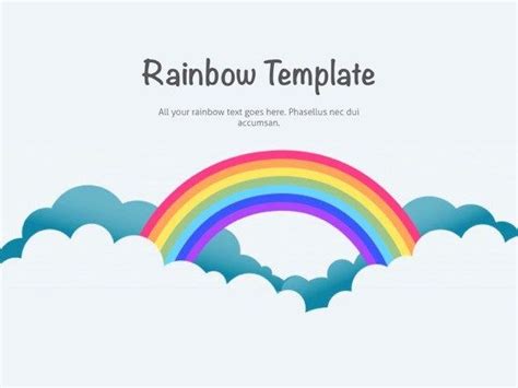 Rainbow PowerPoint Template | Free Download