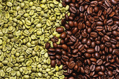 Unroasted and roasted coffee beans | High-Quality Food Images ~ Creative Market