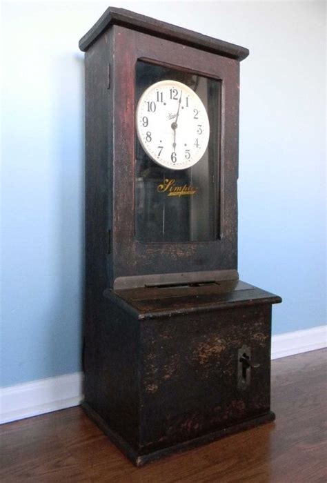 Antique Time Punch Clock | breaking the bank | Pinterest | Clocks and ...