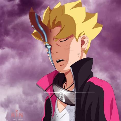 Rin on Instagram: “Boruto manga, Borushiki, Boruto transformation , karma level 3” | Ilustrasi ...