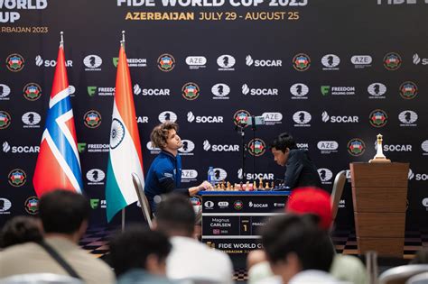 Chess World Cup Final: Praggnanandhaa and Carlsen agree to draw second ...