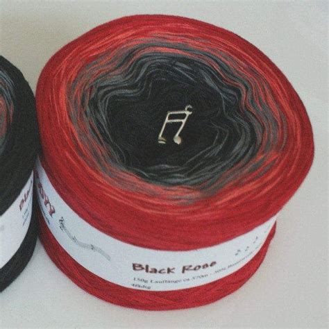 Black Rose Gradient Yarn Red Cotton Yarn Red Acrylic Yarn Black Cotton Yarn Black Acrylic Yarn ...