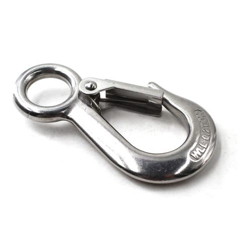 304 Stainless Steel Lifting Hook Heavy Duty Lifting Safety Hook WLL 300 KG (Pack of 2) – BigaMart