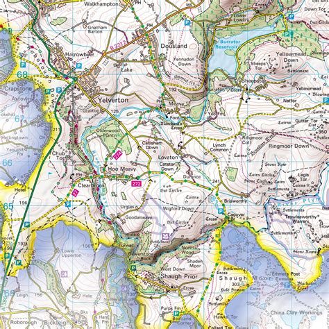 Dartmoor National Park - Map Poster from Love Maps On...