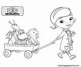 Doc Mcstuffins And Friends Coloring Pages sketch template