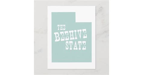 Utah State Motto Slogan Postcard | Zazzle