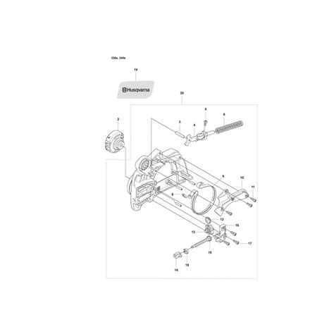 Husqvarna 236 Chainsaw (2008) Parts Diagram, Page 1