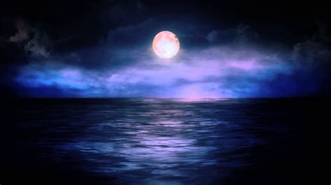 Free photo: Moonlit night - Beach, Moon, Moonlight - Free Download - Jooinn