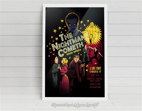 The Nightman Cometh Poster Print - Etsy