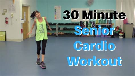 Senior Cardio Exercise - 30 Minute Medium Intensity - YouTube