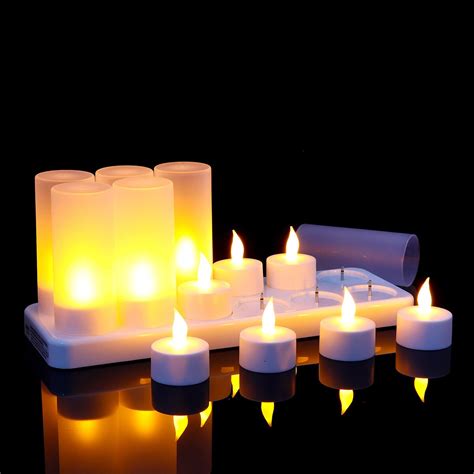 12 Piece Rechargeable Candles - The Decor House