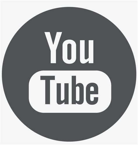 Youtube Logo Vector Grey PNG Image | Transparent PNG Free Download on SeekPNG