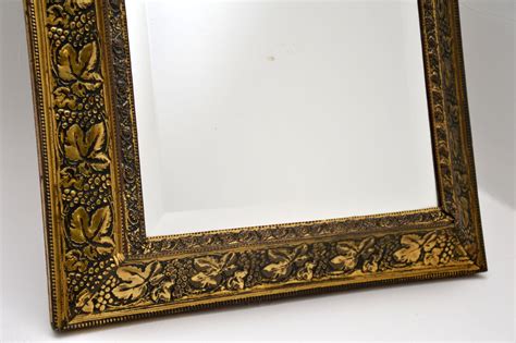 Antique Victorian Brass Mirror | Marylebone Antiques