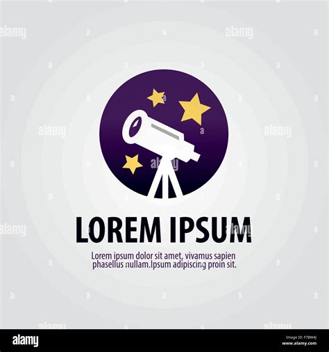 astronomy vector logo design template. telescope or horoscope icon Stock Vector Image & Art - Alamy