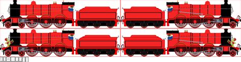 Alled Greedy the red engine by orangeengine69 on DeviantArt