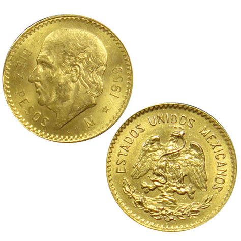 Buy Mexican 10 Peso Gold Coins Online (.900 Pure) l JM Bullion™