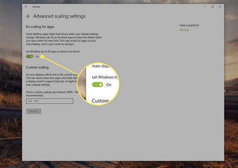 How to Use Windows 10 Display Scaling