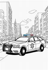 Police Car Coloring Sheets – Color My Pages sketch template