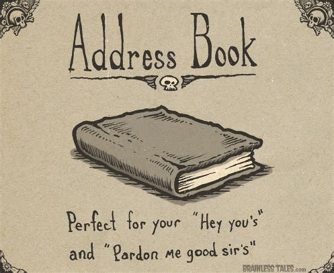 Address Book - Brainless Tales