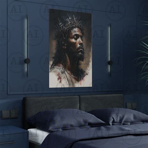 African American Art Jesus Painting POSTER Unframed Fine Art Print ...