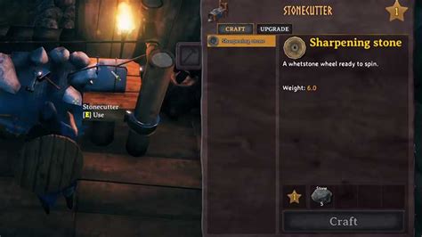 How To Make A Stone Cutter In Valheim | Stonecutter Crafting Recipe