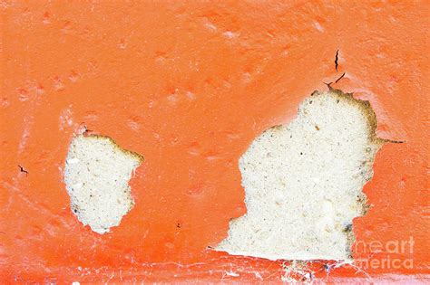 Peeling orange paint Photograph by Tom Gowanlock - Fine Art America