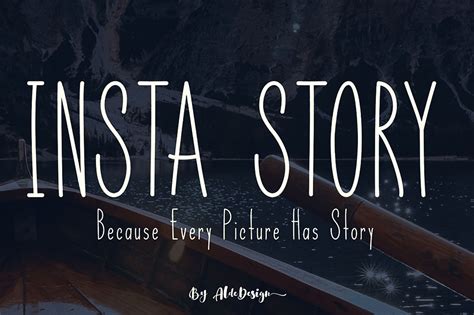 Insta Story - Free Font - Dealjumbo.com — Discounted design bundles with extended license!