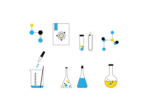 Chemistry Icons & Symbols :: file for download by Teodora Vasileva on ...