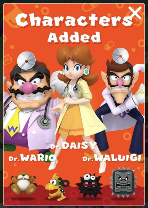 Dr Daisy, Dr Wario and Dr Waluigi Have Been Added to Dr Mario World ...