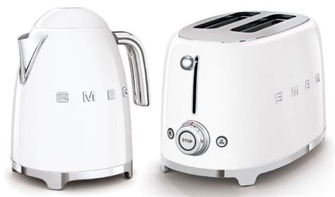 SMEG Retro Style Kettle & Toaster Set in 3 Colours - Pigsback.com