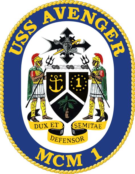 File:USS Avenger MCM-1 Crest.png - Wikimedia Commons