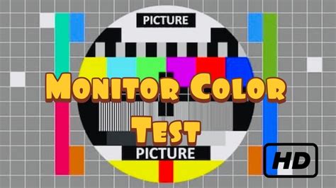 Monitor Color Test - 1080p HD - YouTube